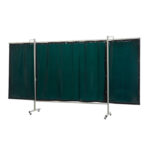 Zavarivači paravan Omnium Triptych 375cm zelena-6
