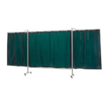 Zavarivači paravan Omnium Triptych 435cm zelena-6