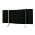 Zavarivači paravan s širokim trakama Omnium Triptych 375cm zelena-9