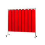 Zavarivači paravan s trakama Omnium 215cm narančasta