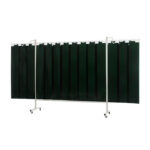 Zavarivači paravan s trakama Omnium Triptych 375cm zelena-9