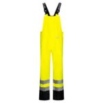 Hi-Vis kišne hlače s naramenicama LR3059