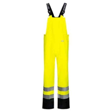 Hi-Vis kišne hlače s naramenicama LR3059