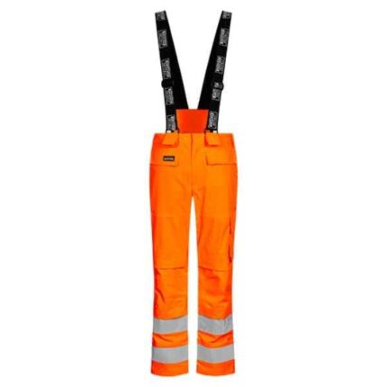 Vatrootporne Hi-Vis kišne hlače s naramenicama ARC-LR17052