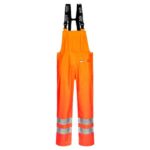 Vatrootporne Hi-Vis kišne hlače s naramenicama FR-LR259