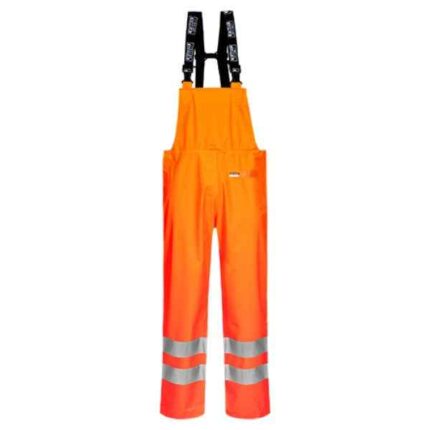 Vatrootporne Hi-Vis kišne hlače s naramenicama FR-LR259
