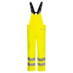 Vatrootporne Hi-Vis kišne hlače s naramenicama FR-LR259