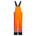 Vatrootporne Hi-Vis kišne hlače s naramenicama FR-LR3059