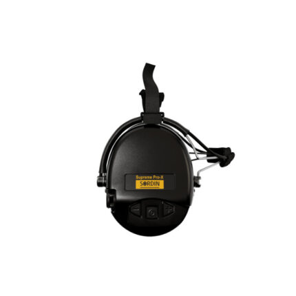 Crni antifoni-štitnici za uši Supreme Pro-X neckband