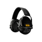 Crni kožni električni antifoni-štitnici za uši Supreme Pro-X