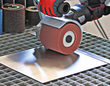 Završno poliranje i postizanje indusrijskog izgleda na inox materijalu_poliranje i satiniranje